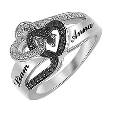 15 Ct. tw Diamond Couple's Heart Ring 15 Ct. tw Diamond Couple's Heart Ring